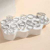 Silber ring Set