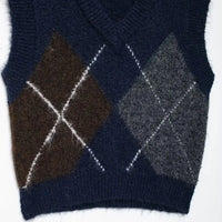 Diamond Knitted Vest